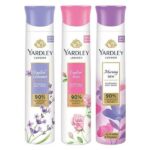 Yardley London Assorted Deodorant Pack for Women, English Lavender, English Rose, and Morning Dew, (150ml) - Image 2