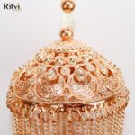 Ritvi Rose Gold Bridal Kalira - Image 2