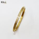 Abstract Shapes Gold Bracelet For Kids