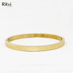 Abstract Shapes Gold Bracelet For Kids - Image 2