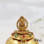 Adya Sindoor Dubbi Copper Gold Ruby - Image 2