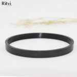 Ananya Two Line Black Bracelet For Women - Image 2