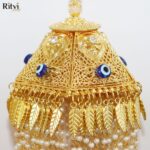 Anuska Indian Wedding Evil Eye Jhumka Bridal Kalira - Image 2