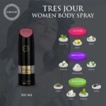 Armaf Tres Jour Perfume Body Spray For Women 200ml - Image 4