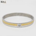 Azan Two Tone Band Bracelet For Men - Image 3