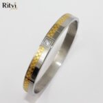 Azan Two Tone Band Bracelet For Men