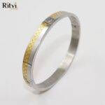 Azan Two Tone Band Bracelet For Men - Image 2