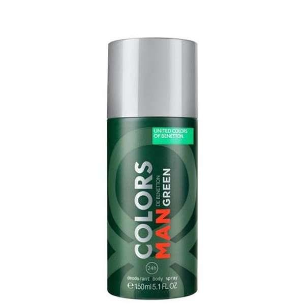 BENETTON-COLORS-MAN-GREEN-5-OZ-DEODORANT-SPRAY_11zon.jpg United Colors of Benetton Colors Man Green Deodorant Spray (150ml) - Image 1