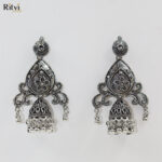 Charu Oxidised Earrings