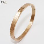 Disha Brick Band Bracelet For Women Rose Gold - Image 2