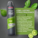 Dove Men+Care Extra Fresh Anti Perspirant Deodorant Aerosol Spray For Men (250ml) - Image 4