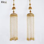 Flower Ruby Green Gold Bridal Kalira