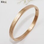 Flowers Rose Gold Bracelet For Women