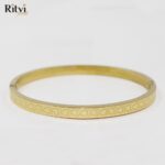 Gold Plated Heart Shape Bracelet For Kids - Image 2