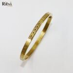 Gold Plated Heart Shape Bracelet For Kids