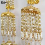Jaanvi Heavy Layered Gold Bangle Bridal Kalira - Image 3