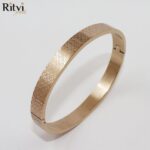 Jay Flower Pattern Bracelet For Men