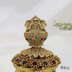 Kalash Gold Plated Sindoor Dabi - Image 2