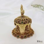 Kalash Gold Plated Sindoor Dabi - Image 3