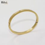 Matte and Glossy Cut Lined Bracelet For Kids - Image 2