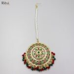 Rajvee Jadau Maang Tika