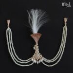 Ritvi Anmol Gold Finished Pearl Kundan Kalgi