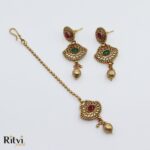 Ritvi Bhavini Gold Plated long & Short Necklace Set Combo - Image 3