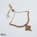 Ritvi Bhavini Gold Plated long & Short Necklace Set Combo - Image 4