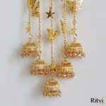 Ritvi Butterfly Gold Plated Bridal Kalira - Image 3