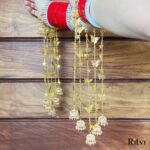 Ritvi Butterfly Gold Plated Bridal Kalira - Image 4