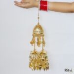 Gold Plated Heavy Bridal Layered Kalira - Image 3