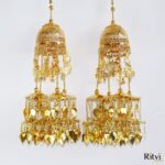 Gold Plated Heavy Bridal Layered Kalira