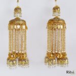 Ritvi Gold Plated Kundan Bridal Kalira