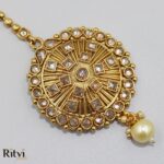 Ritvi Gurleen Polki Maang Tikka - Image 2