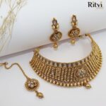 Ritvi Parineeti Rajwada Gold Choker Set - Image 2