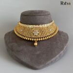 Ritvi Parineeti Rajwada Gold Choker Set