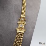 Ritvi Rangriti Gold Long Necklace Set - Image 3