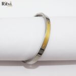 Ritvi Somani Band Bracelet For Women Silver - Image 4