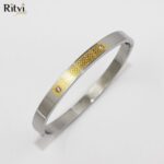 Ritvi Somani Band Bracelet For Women Silver - Image 2