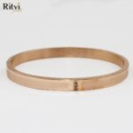 Ritvi Timi Band Bracelet For Women (Rose Gold) - Image 3