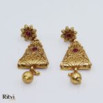 Ritvi Varidhi Gold Long Necklace Set - Image 3