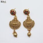 Ritvi Vidushi Temple Long Necklace Set - Image 4