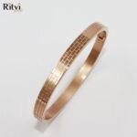 Ritvi Wall Band Bracelet For Women Rose Gold