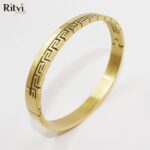 Saden Continuous Line Gold Men Bracelet