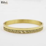 Saden Continuous Line Gold Men Bracelet - Image 3