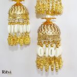 Tanvi Sea Shell Gold Plated Bridal Kalira - Image 2