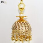 Tanvi Sea Shell Gold Plated Bridal Kalira - Image 3