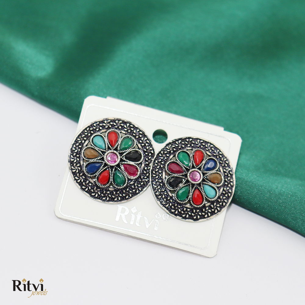 ila oxidised earrings 1