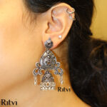 Charu Oxidised Earrings