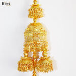 ritvi gold plated wedding bridal kalira 1